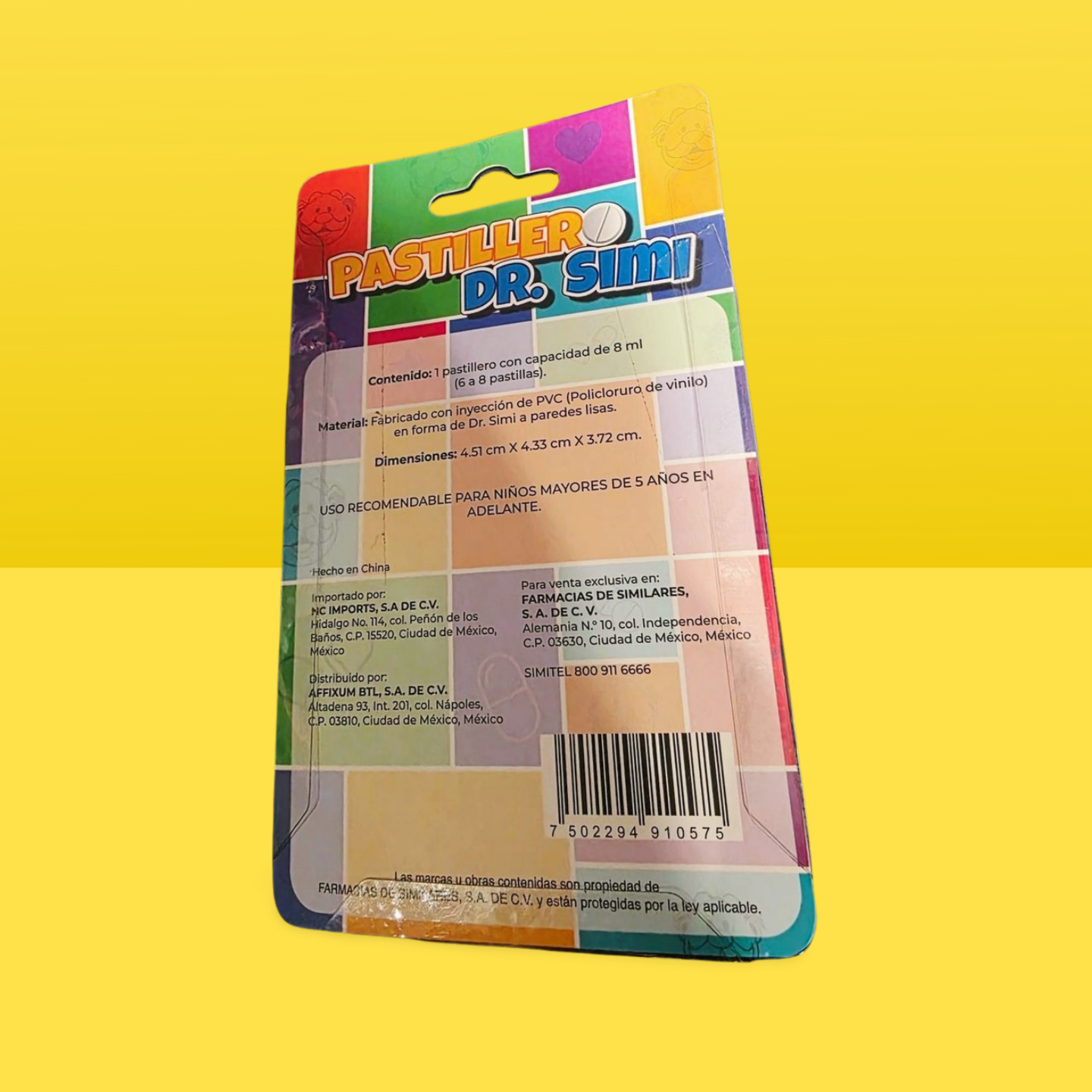 Official Dr Simi Pill Case Keychain