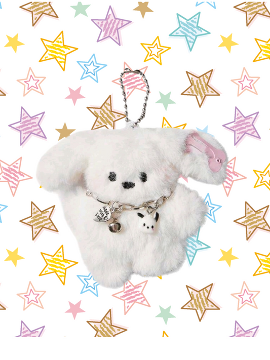 Keychain Plush: Cutie Pup necklace