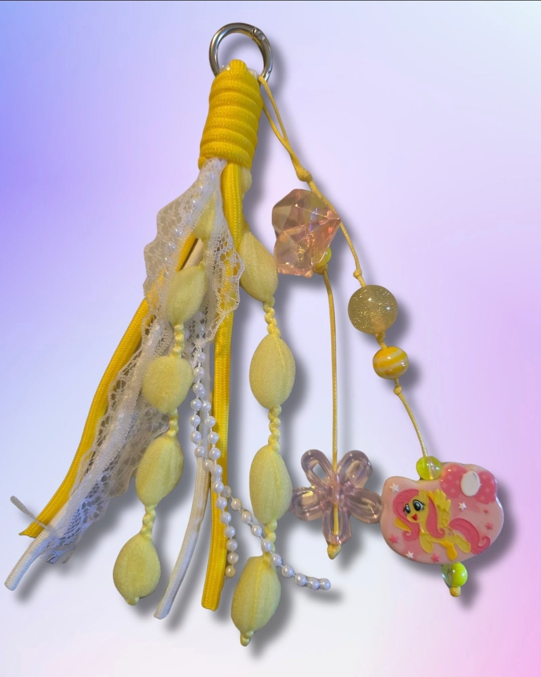 MLP Fluttershy Bagcharm