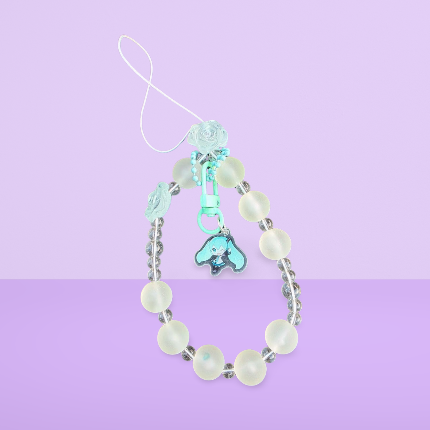 Miku Inspired Candy Keychain